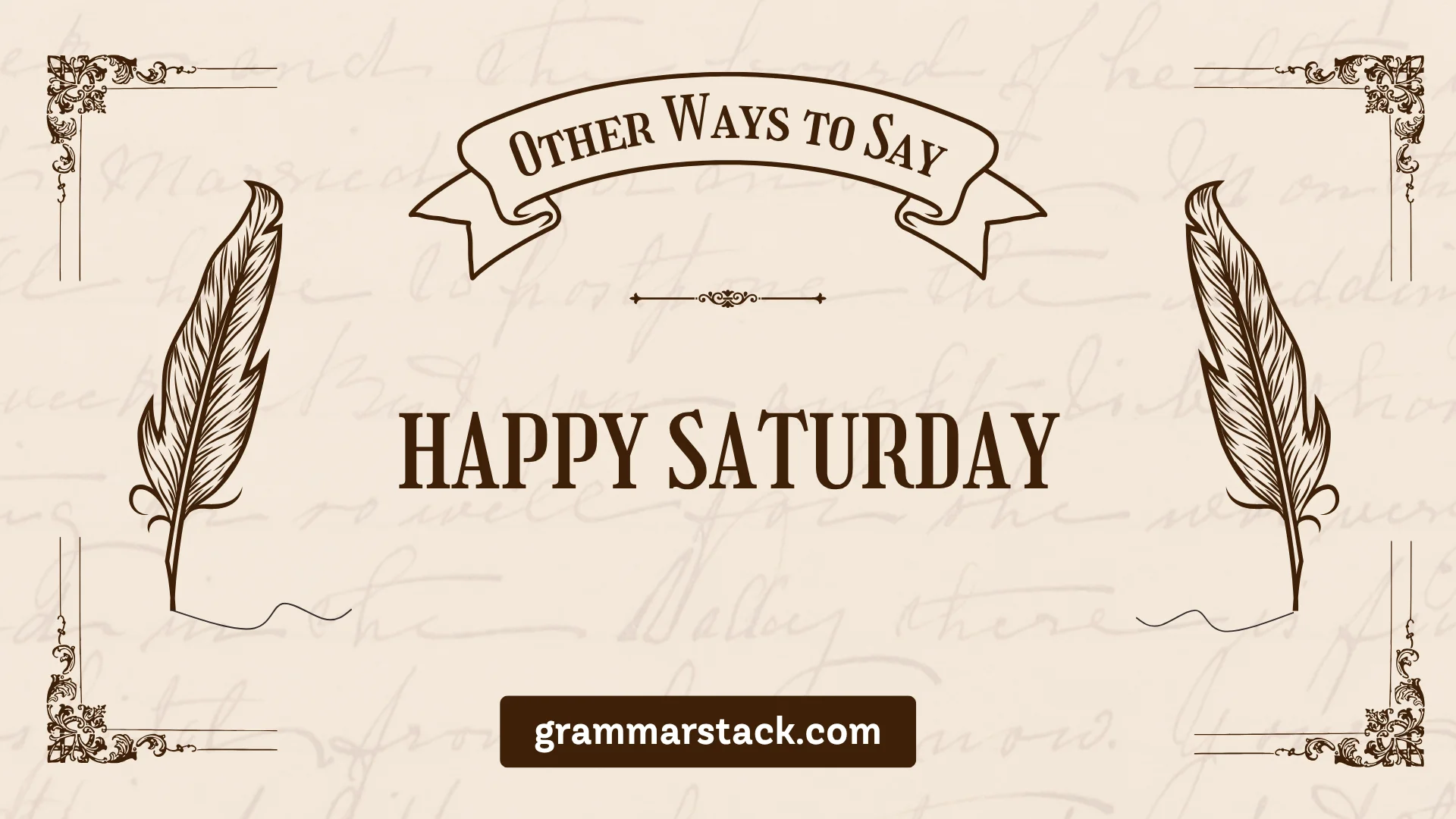 ways to say happy saturday