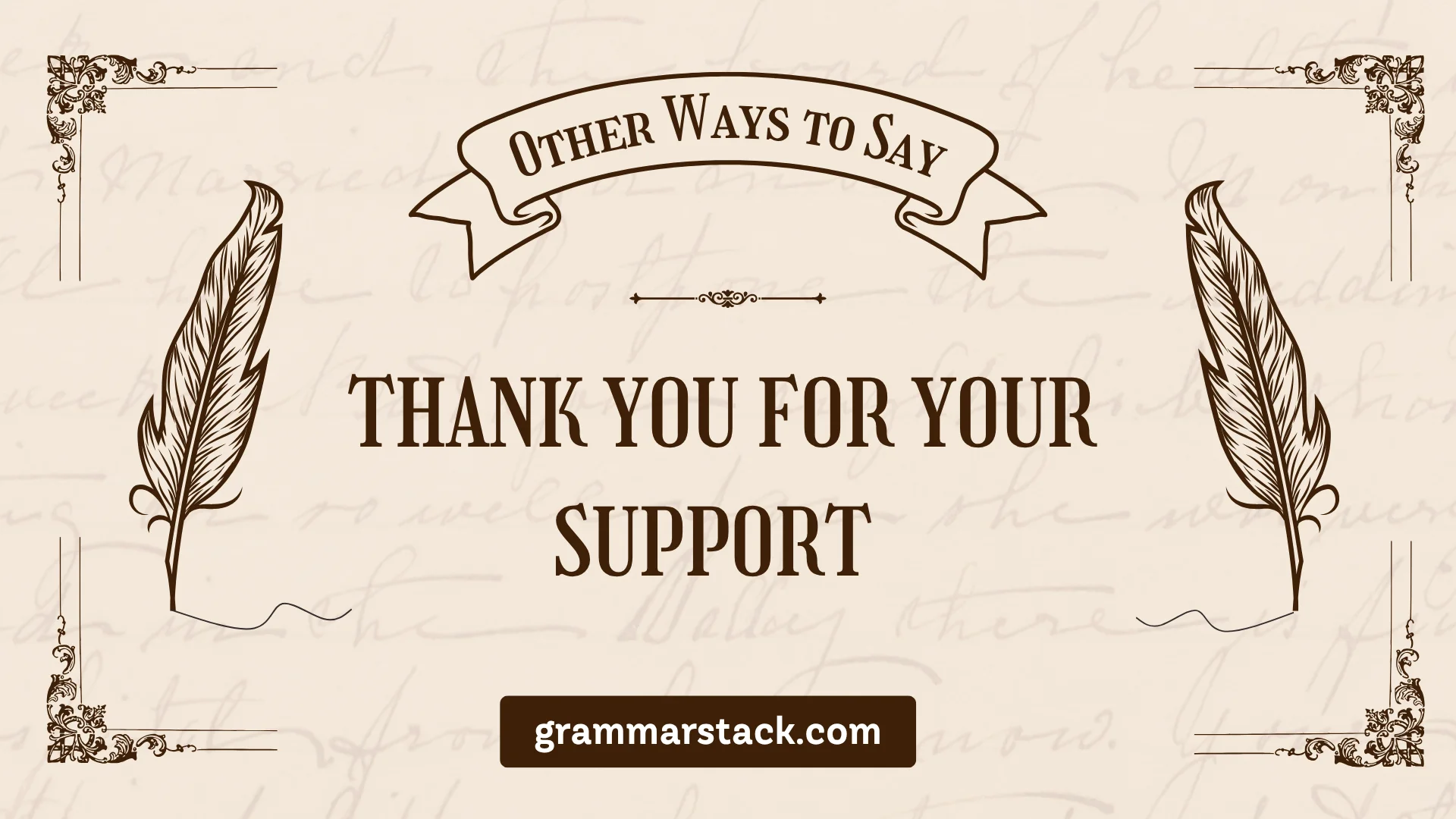 ways to say thank you for your support